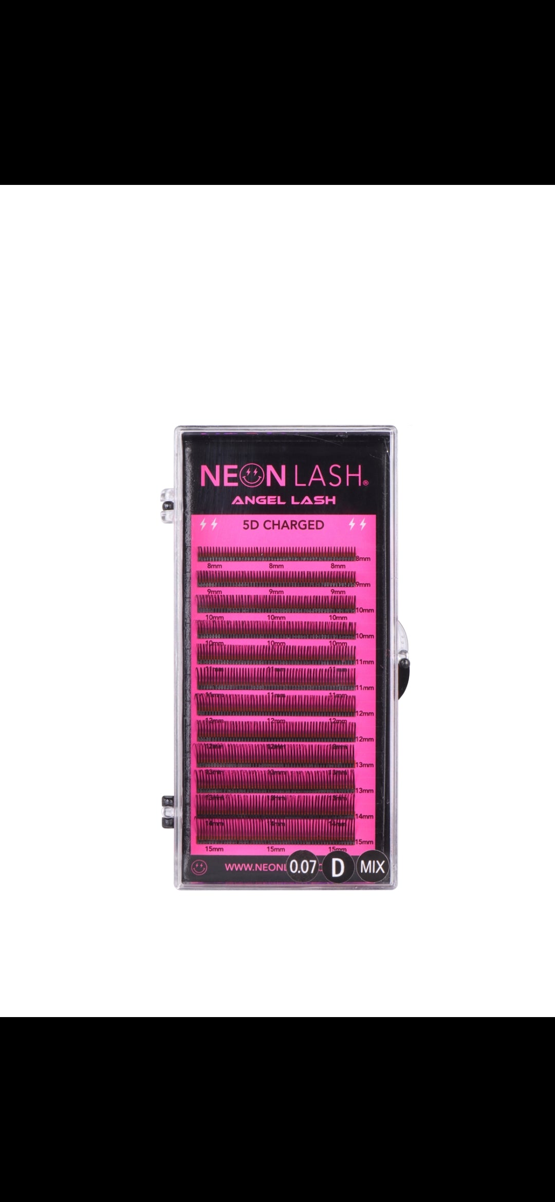 Angel Lash 5D Promade Lashes D Curl 0.07 | NEON LASH